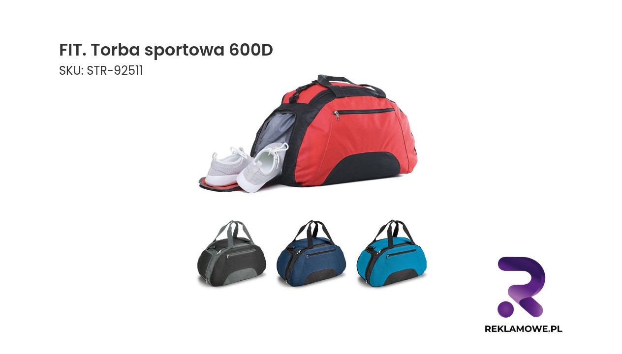 FIT. Torba sportowa 600D FIT torba sportowa 600D - wytrzymała torba treningowa