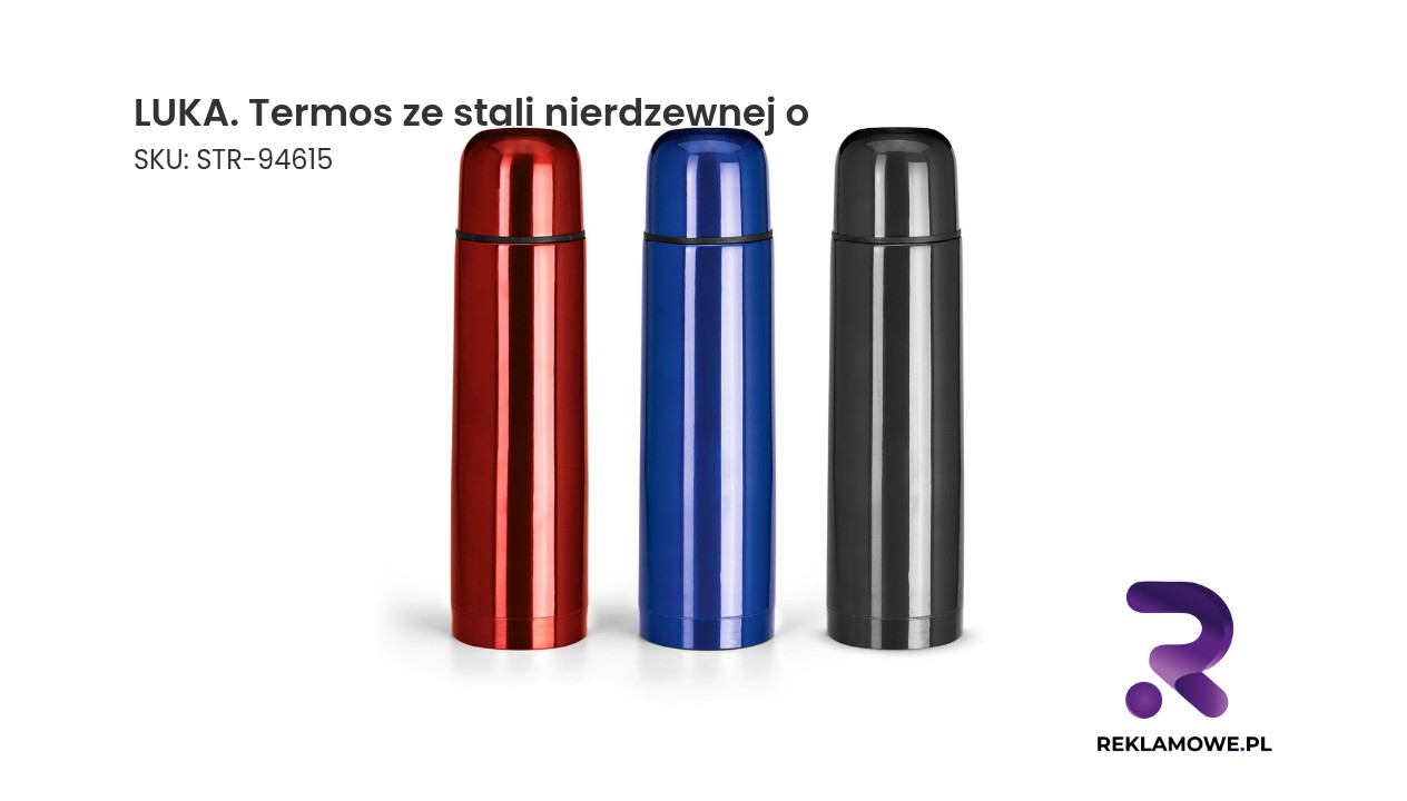 LUKA termos ze stali nierdzewnej – praktyczny bidon termiczny na napoje