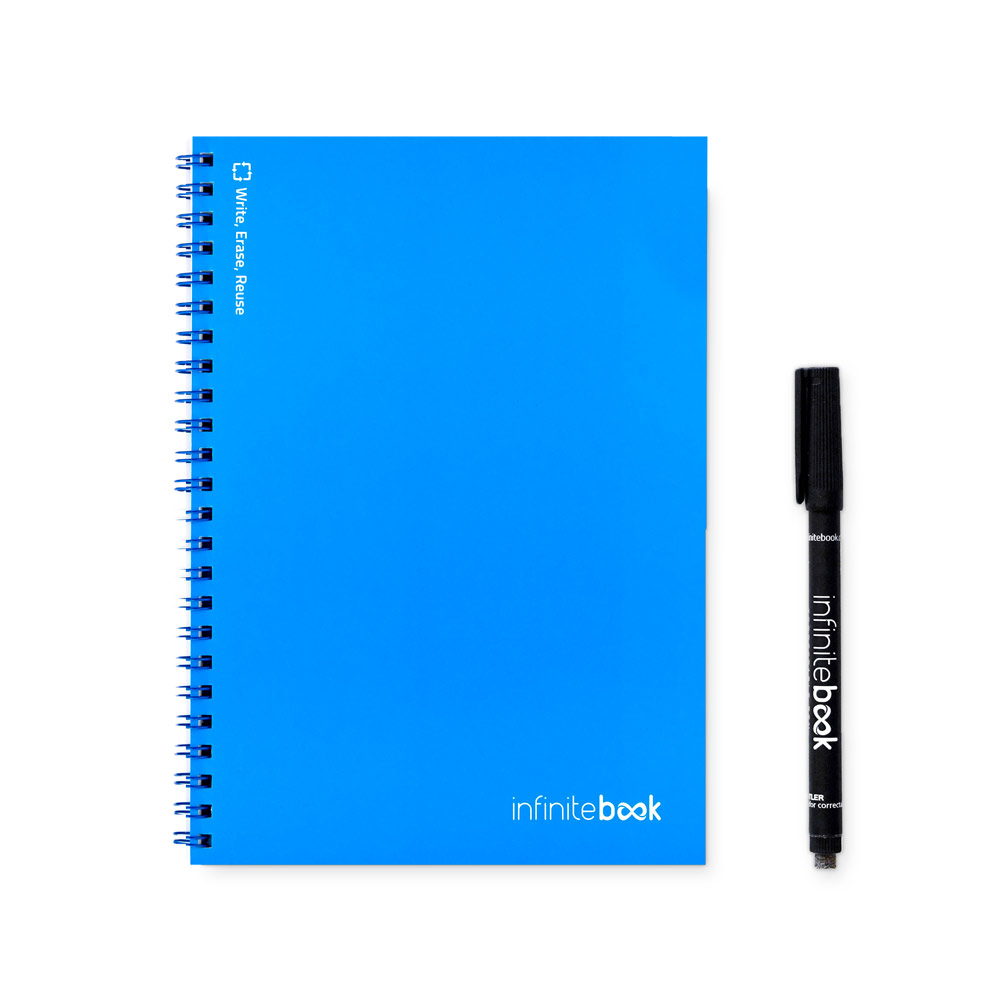 INFINITEBOOK PLAIN A5. Infinitebook z elastyczną okładką i 15 zwykłymi stronami do tablicy 33200_set